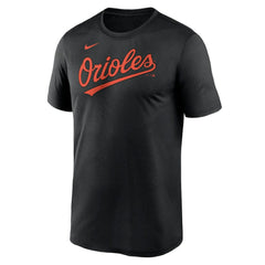 Black Baltimore Orioles Nike Legend Fuse Wordmark T-Shirt