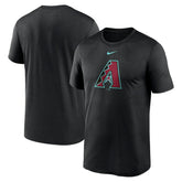 Black Arizona Diamondbacks Nike Legend Fuse Large Logo Dri-FIT T-Shirt