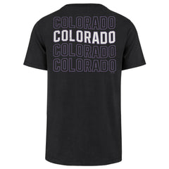 Black Colorado Rockies '47 Hang Back Franklin T-Shirt