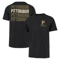 Black Pittsburgh Pirates '47 Hang Back Franklin T-Shirt