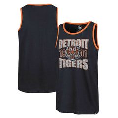 Navy Detroit Tigers '47 Upload Franklin Tank Top