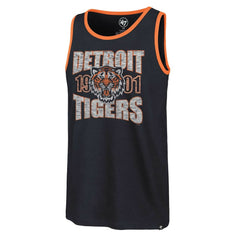 Navy Detroit Tigers '47 Upload Franklin Tank Top