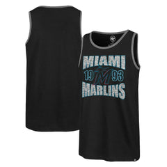 Black Miami Marlins '47 Upload Franklin Tank Top