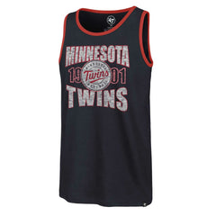 Navy Minnesota Twins '47 Upload Franklin Tank Top
