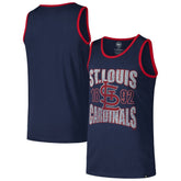 Navy St. Louis Cardinals '47 Upload Franklin Tank Top