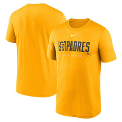 Gold San Diego Padres Nike Knockout Legend Performance T-Shirt