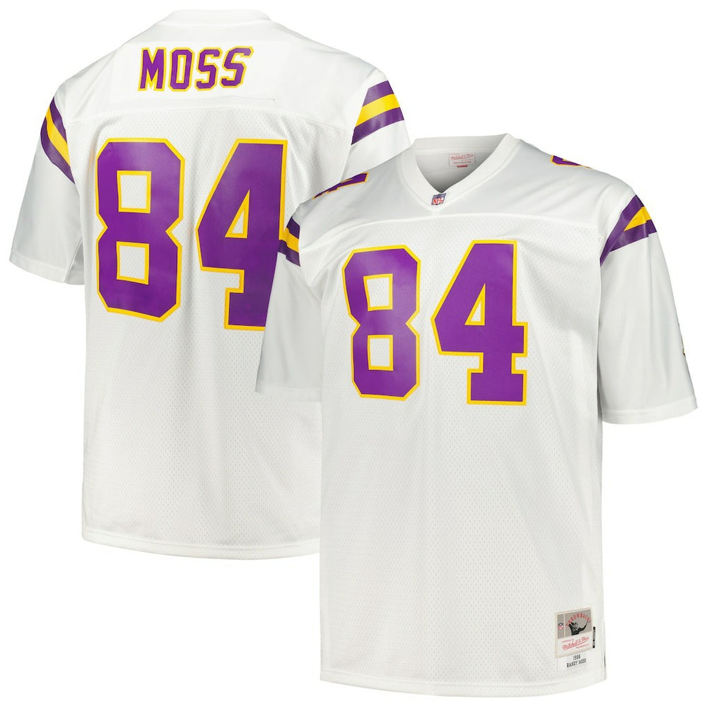 Randy Moss Big & Tall 1998 Legacy Retired Player Jersey - Minnesota Vikings Jerseys