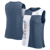 Navy/White Houston Astros Fanatics Women's Color-Block Tank Top