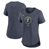 Navy Philadelphia Phillies Nike Women's 2024 City Connect Tri-Blend T-Shirt