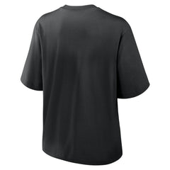 Black Chicago White Sox Nike Women's Knockout Boxy T-Shirt