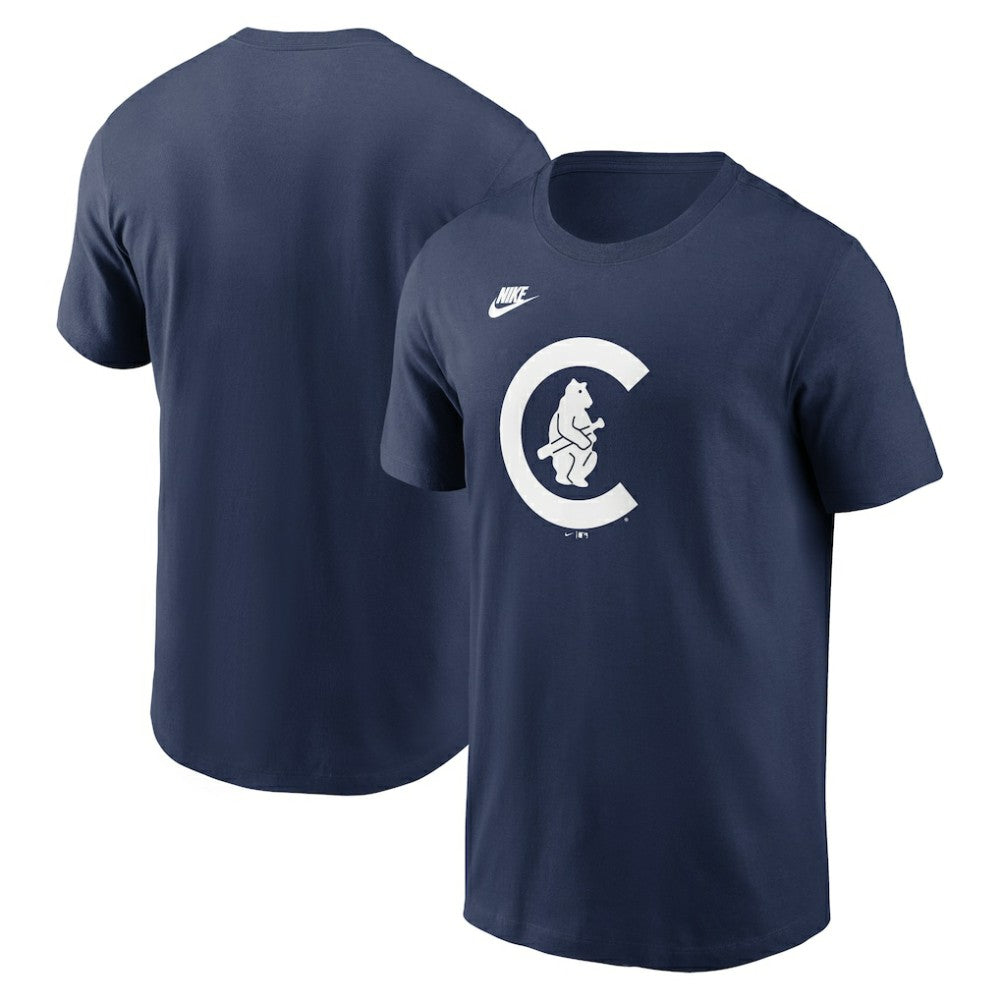 Navy Chicago Cubs Nike Cooperstown Collection T-Shirt