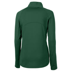 Cutter & Buck Women's Gridiron Classics Logo Adapt Eco Knit Stretch Recycled Half-Zip Pullover Top - Philadelphia Eagles Pullover