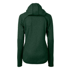 Cutter & Buck Women's Gridiron Classics Logo Mainsail Sweater-Knit Full-Zip Hoodie - Philadelphia Eagles Hoodies