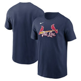 Navy St. Louis Cardinals Nike City Connect Wordmark T-Shirt