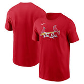 Red St. Louis Cardinals Nike City Connect Wordmark T-Shirt