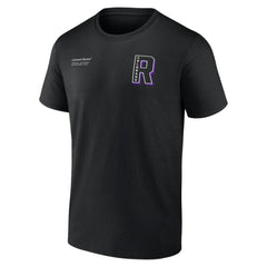 Black Colorado Rockies Fanatics Split Zone T-Shirt