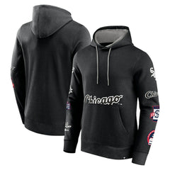 Black Chicago White Sox Fanatics Wild Winner Pullover Hoodie