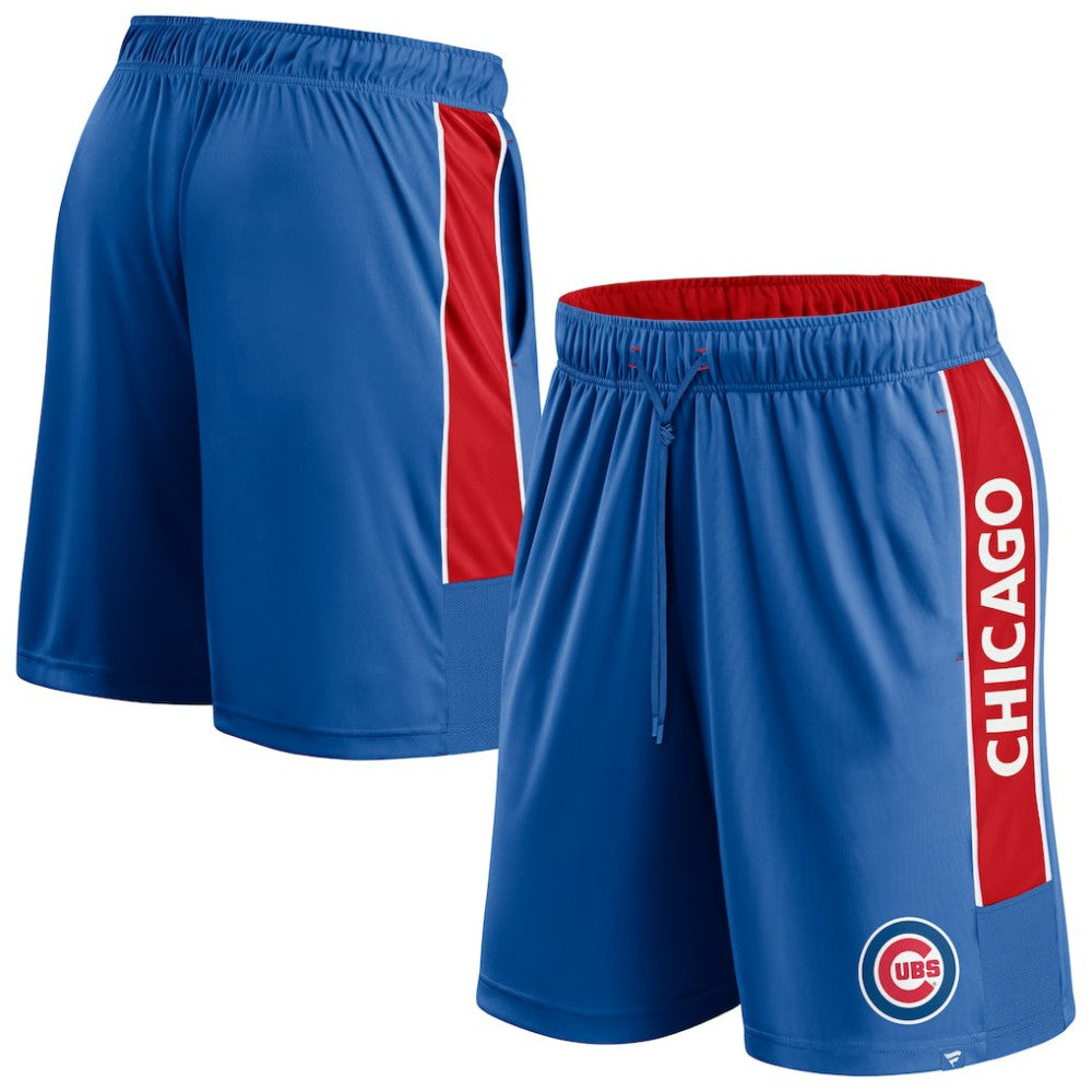 Royal Chicago Cubs Fanatics Win The Match Defender Shorts