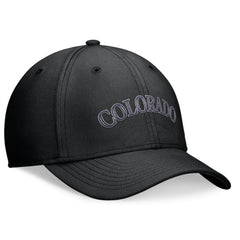 Black Colorado Rockies Nike Performance Flex Hat