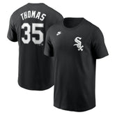 Black Frank Thomas Chicago White Sox Nike Cooperstown Collection Fuse Name & Number T-Shirt