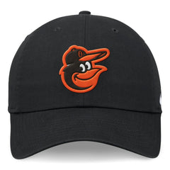 Black Baltimore Orioles Nike Club Adjustable Hat