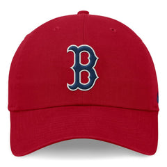 Red Boston Red Sox Nike Club Adjustable Hat