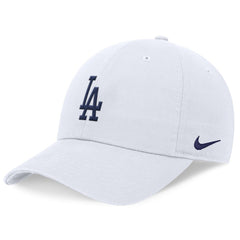 White Los Angeles Dodgers Nike Club Adjustable Hat