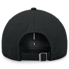 Black Miami Marlins Nike Club Adjustable Hat