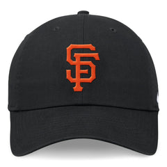 Black San Francisco Giants Nike Club Adjustable Hat