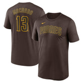 Brown Manny Machado San Diego Padres Nike Legend Name & Number Performance T-Shirt