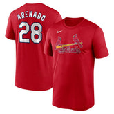 Red Nolan Arenado St. Louis Cardinals Nike Legend Name & Number Performance T-Shirt