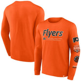 NHL Philadelphia Flyers Fanatics Strike the Goal Long Sleeve T-Shirt