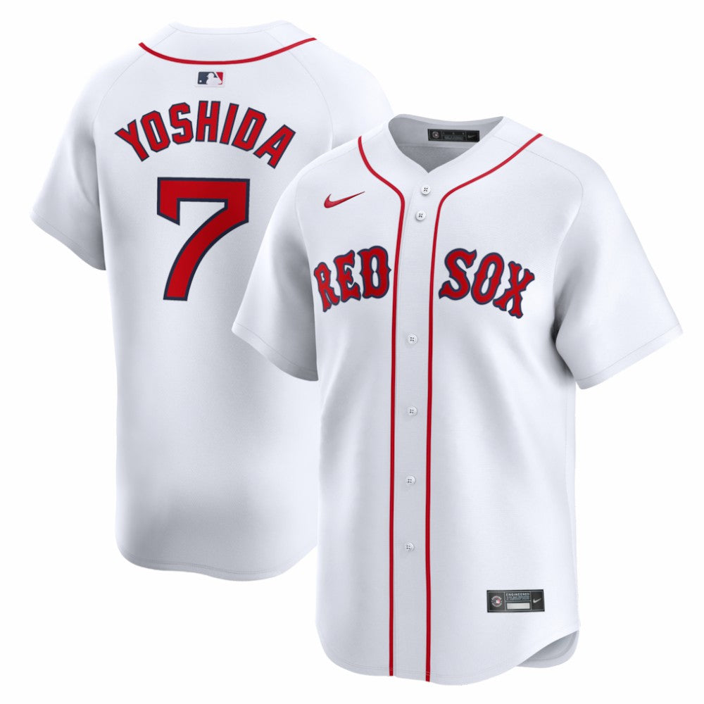 White Masataka Yoshida Boston Red Sox Nike Home Limited Player Jersey