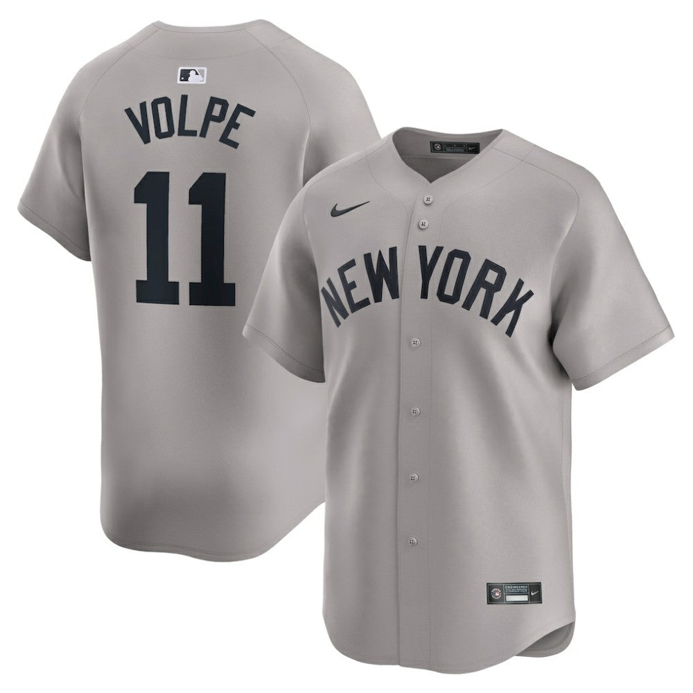 Gray Anthony Volpe New York Yankees Nike Away Limited Player Jersey