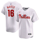 White Brandon Marsh Philadelphia Phillies Nike Home Limited Player Jersey