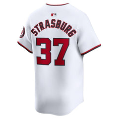 White Stephen Strasburg Washington Nationals Nike Home Limited Player Jersey