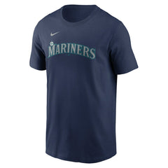 Navy Cal Raleigh Seattle Mariners Nike Fuse Name & Number T-Shirt