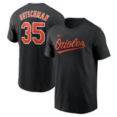 Black Adley Rutschman Baltimore Orioles Nike Fuse Name & Number T-Shirt