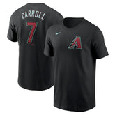 Black Corbin Carroll Arizona Diamondbacks Nike Fuse Name & Number T-Shirt