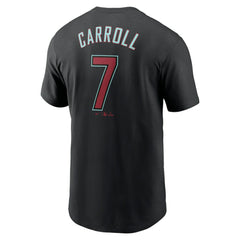 Black Corbin Carroll Arizona Diamondbacks Nike Fuse Name & Number T-Shirt