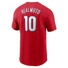 Red J.T. Realmuto Philadelphia Phillies Nike Fuse Name & Number T-Shirt