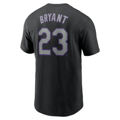 Black Kris Bryant Colorado Rockies Nike Fuse Name & Number T-Shirt