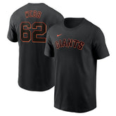 Black Logan Webb San Francisco Giants Nike Fuse Name & Number T-Shirt