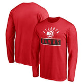 Atlanta Hawks Team Arch Knockout Long Sleeve T-Shirt
