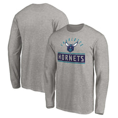 Charlotte Hornets Team Arch Knockout Long Sleeve T-Shirt