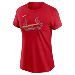 Red Willson Contreras St. Louis Cardinals Nike Women's Cooperstown Collection Fuse Name & Number T-Shirt