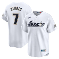 White Craig Biggio Houston Astros Nike Throwback Cooperstown Collection Limited Jersey