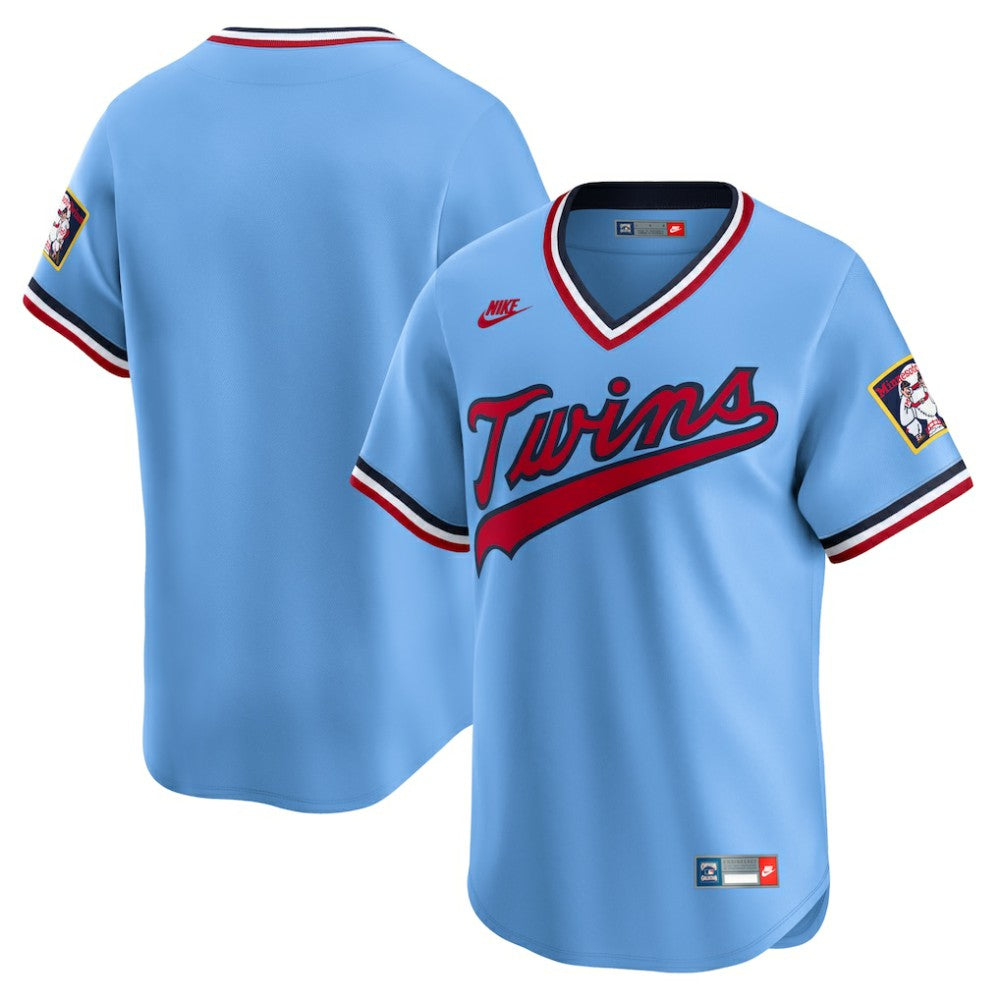 Light Blue Minnesota Twins Nike Cooperstown Collection Limited Jersey