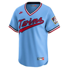 Light Blue Minnesota Twins Nike Cooperstown Collection Limited Jersey