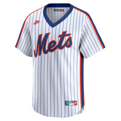 White New York Mets Nike Cooperstown Collection Limited Jersey
